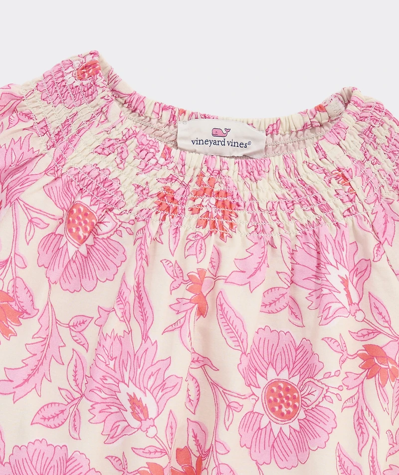Baby Emmy Smocked Bubble Romper