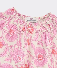Baby Emmy Smocked Bubble Romper