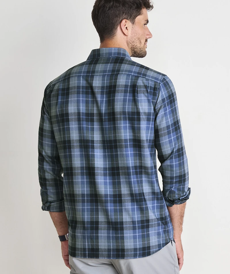 Brant Point Plaid Tech Twill Shirt