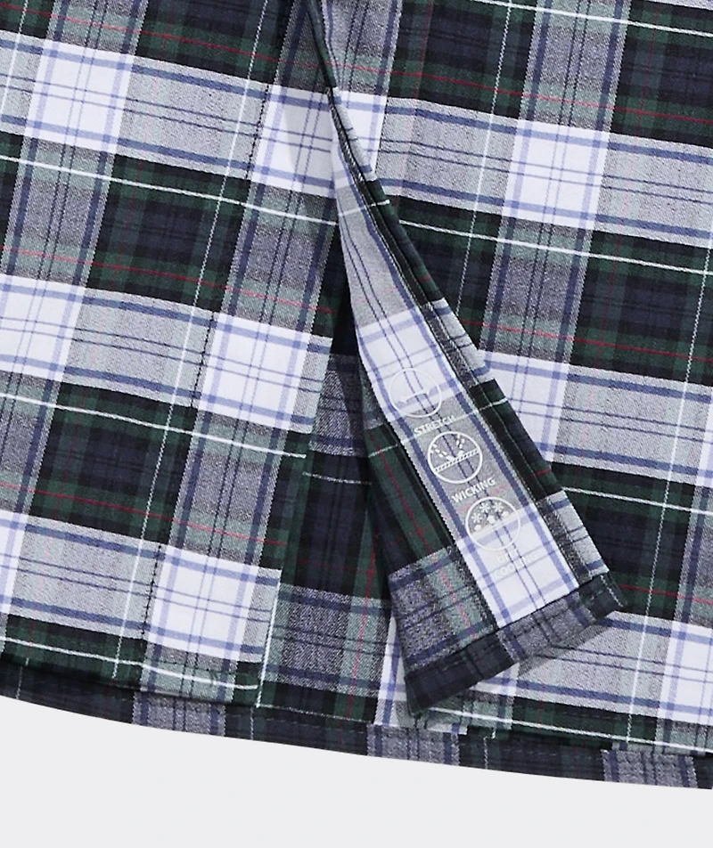 Summit Lodge Plaid Performance Cotton Shirt