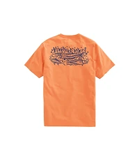 OUTLET Fish Stamp Short-Sleeve Tee