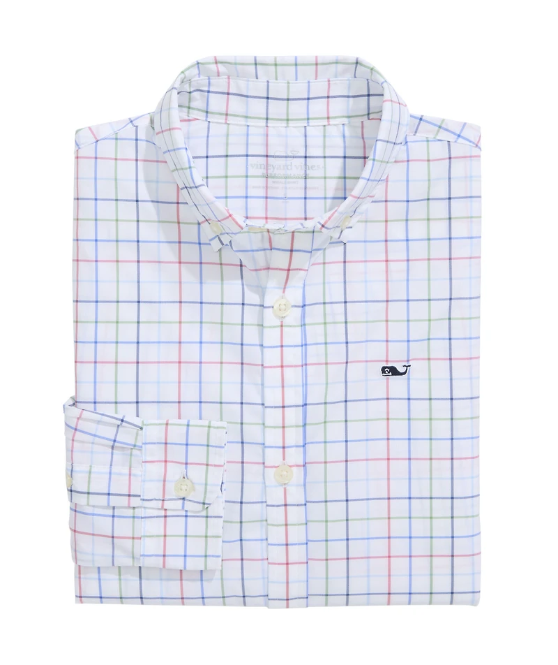 OUTLET Boys' Performance Nylon Check Shirt