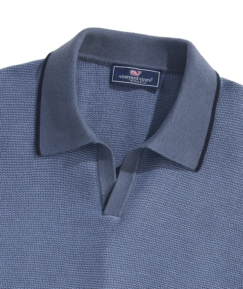 OUTLET Split Collar Sweater Polo