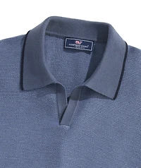 OUTLET Split Collar Sweater Polo