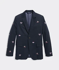 Boys' Holly Jolly Embroidered Blazer