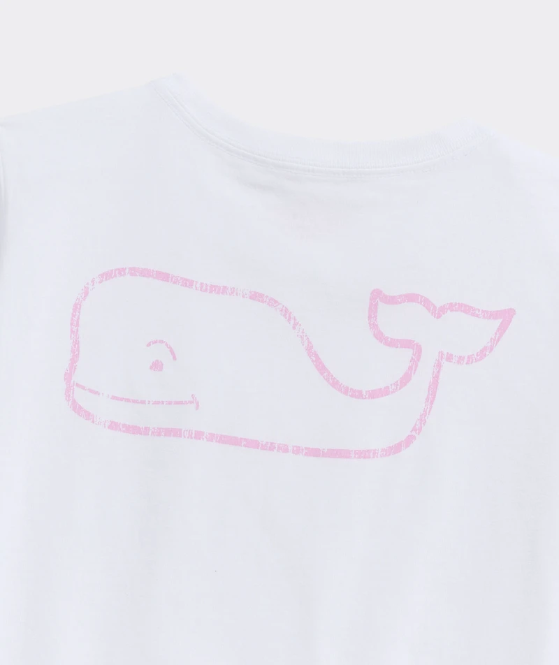Girls' Vintage Whale Short-Sleeve Pocket Tee