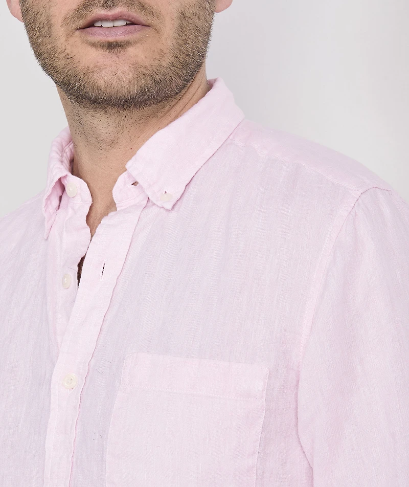 Surfside Solid Linen Shirt