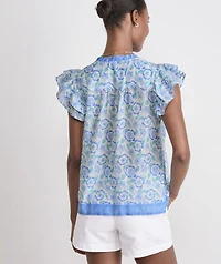 Adare Double Ruffle Top