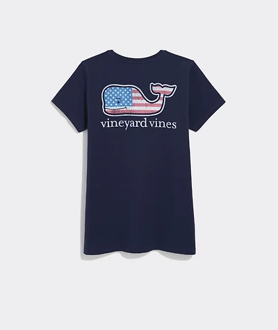 Flag Whale Short-Sleeve Pocket Tee