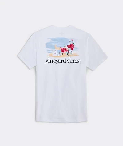 OUTLET Santa's Vacation Short-Sleeve Pocket Tee