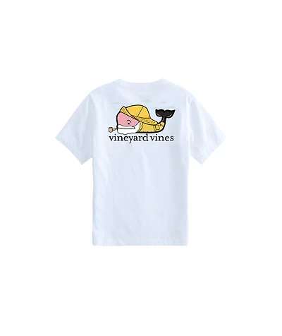 OUTLET Boys' Fisherman Whale Short-Sleeve Pocket Tee