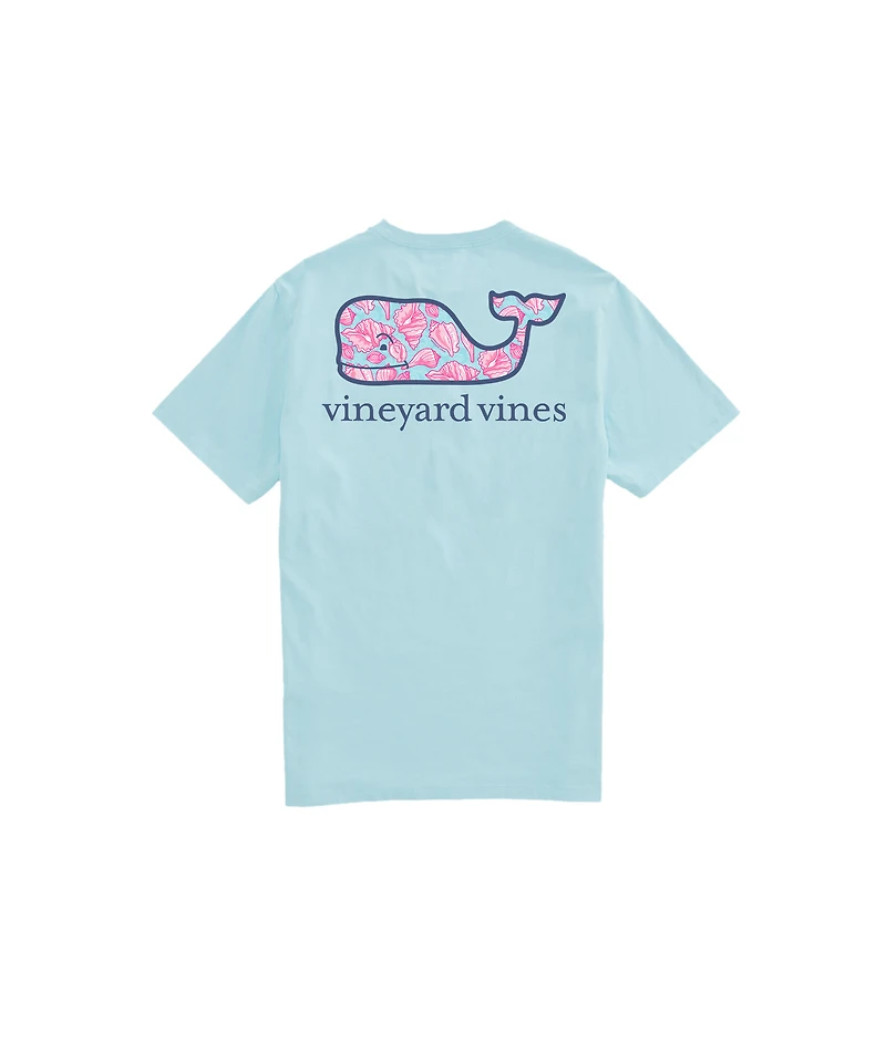 OUTLET Ocean Shells Whale Short-Sleeve Pocket Tee