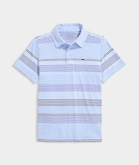 Boys' Harborview Stripe Sankaty Performance Polo