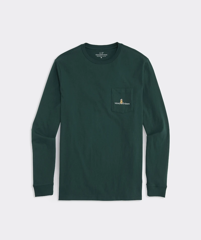 Sleigh Dogs Long-Sleeve Pocket Tee