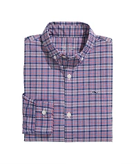 OUTLET Boys' Performance Nylon Plaid Shirt