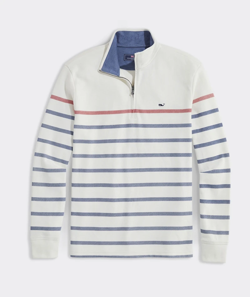 Breton Stripe Saltwater Quarter-Zip