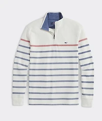 Breton Stripe Saltwater Quarter-Zip