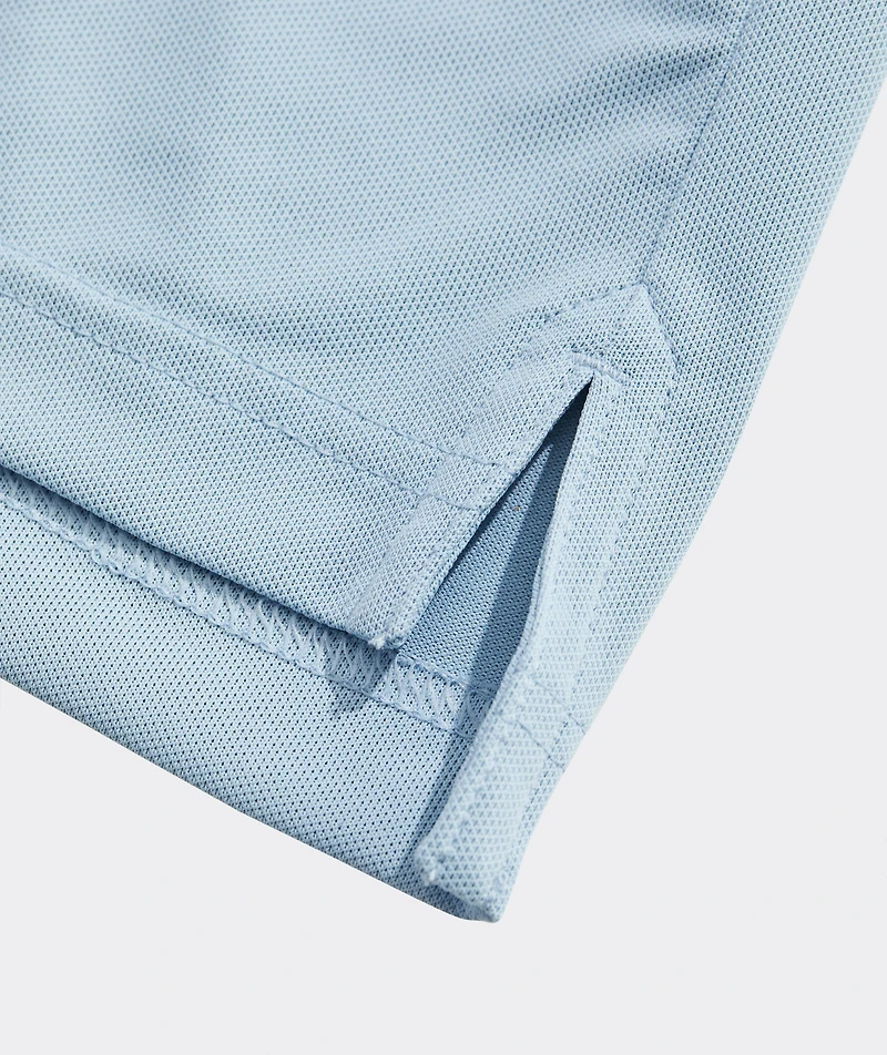 American Flag Performance Lightweight Pique Polo