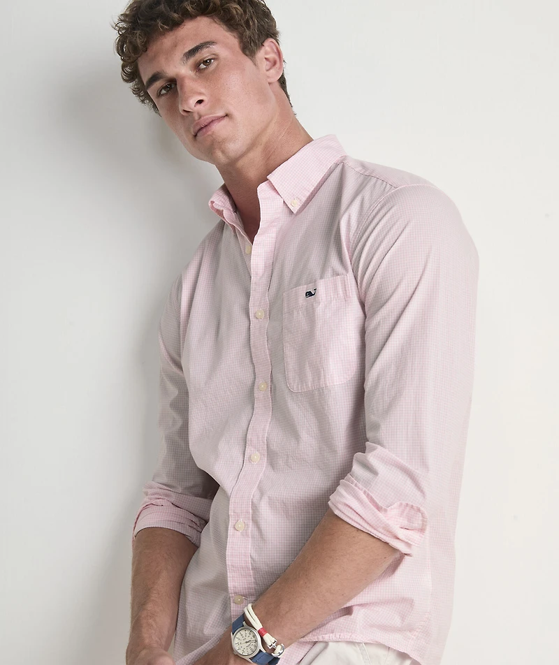 Anegada Gingham Perfect Wash Poplin Shirt