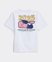Kids' 2025 Graduation Whale Short-Sleeve Pocket Tee