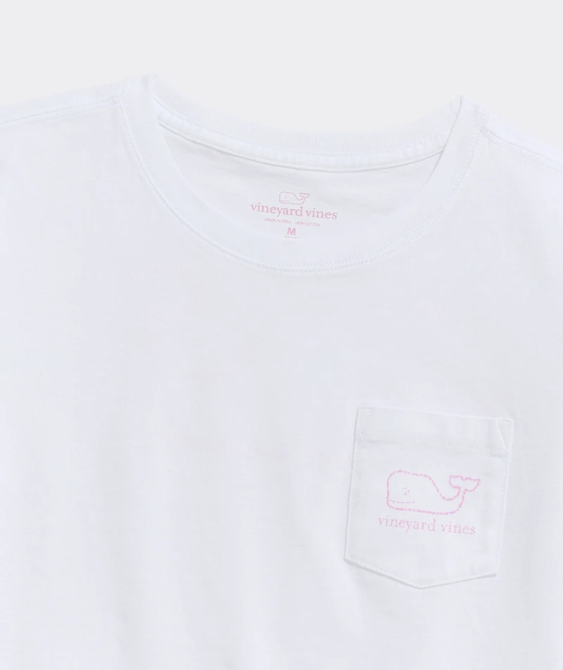 Girls' Vintage Whale Short-Sleeve Pocket Tee