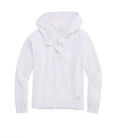 OUTLET Women's Snap Placket Pullover Hoodie