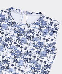 Girls' Ruffle Scoopneck One-Piece