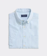 Surfside Solid Linen Short-Sleeve Shirt