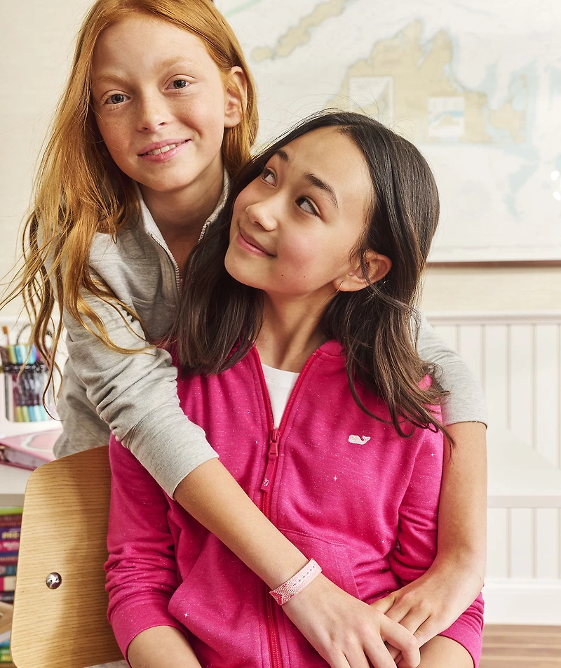 Girls' Shimmer Dreamcloth® Full-Zip Hoodie