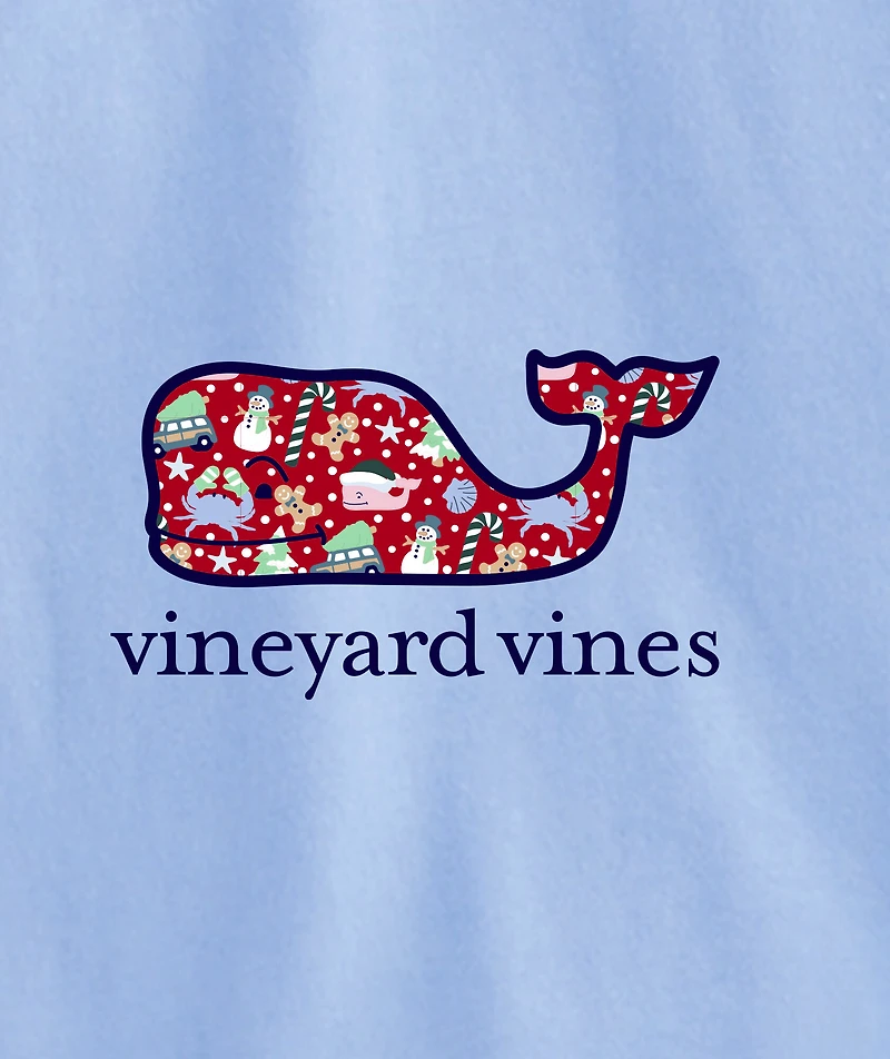 OUTLET Kids' Beach Holiday Whale Long-Sleeve Pocket Tee