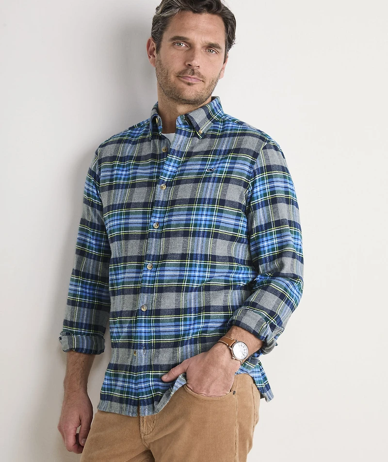 Vineyard Flannel Plaid Shirt