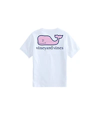 OUTLET Girls' Whale Dot Short-Sleeve Pocket Tee