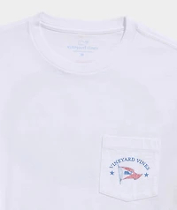 Sail Scene Short-Sleeve Pocket Tee