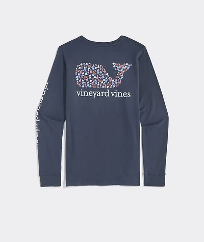 Tailgating Icons Whale Fill Long-Sleeve Pocket Tee