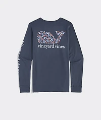 Tailgating Icons Whale Fill Long-Sleeve Pocket Tee