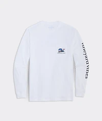 Snowboard Whale Long-Sleeve Pocket Tee