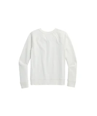 OUTLET Girls' vineyard vines Snowflake Graphic Crewneck Pullover