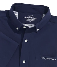 OUTLET Performance Seersucker Short-Sleeve Fishing Shirt
