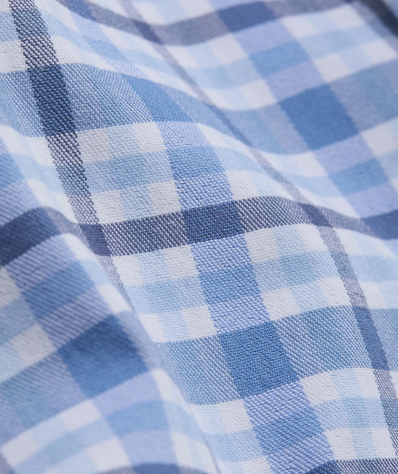 Boys' Bellamy Plaid Performance Cotton Shirt