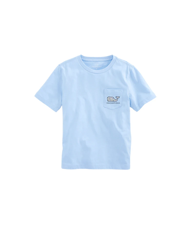 OUTLET Girls' Anegada Whale Short-Sleeve Pocket Tee