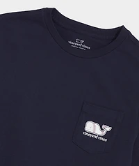 Boys' Baseball Whale Short-Sleeve Pocket Tee