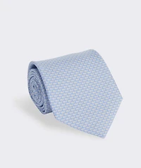 Micro Whales Silk Tie