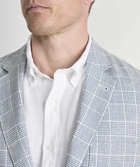 Helmsman Plaid Linen Blazer