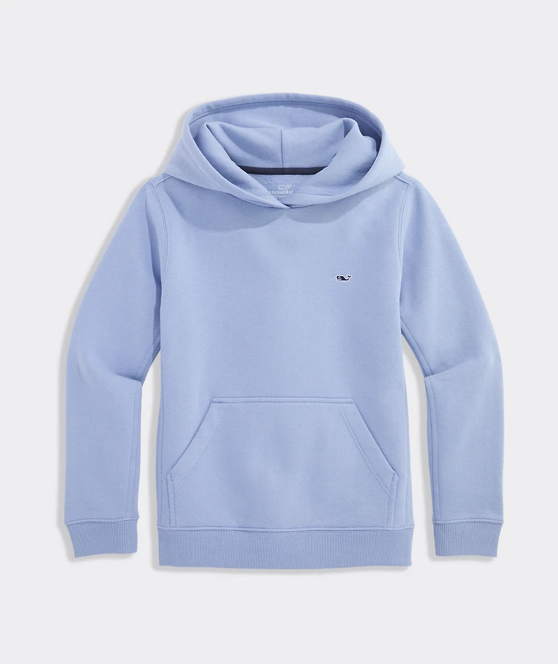 OUTLET Kids' Whale Embroidered Brushed Terry Hoodie