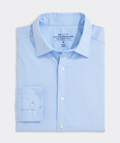 Breakwater Solid Performance Cotton Tisbury Shirt