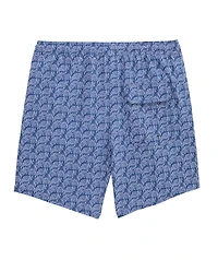 OUTLET 7 Inch Batik Fish Chappy Swim Trunks