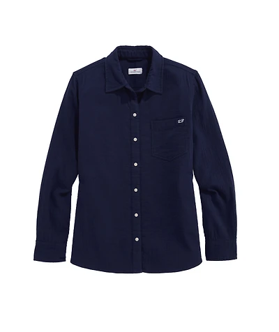 OUTLET Women's Gauze Relaxed Button-Down