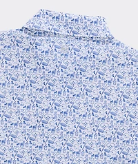 Boys' Printed Sankaty Performance Polo
