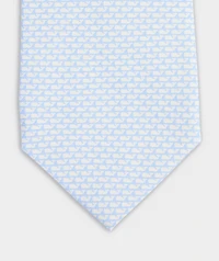 Micro Whales Silk Tie
