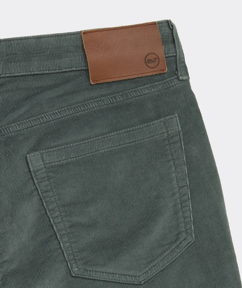 Stretch Terry Cord 5-Pocket Pants